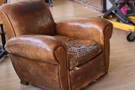 Restaurer un fauteuil en cuir. Fauteuils Club Restauration Renovation Changement De Cuir