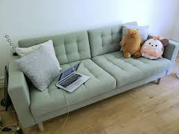 Landskrona Gunnared Dark Grey 3 Seat Sofa Width 204 Cm Ikea Sofa Landskrona Sofa Landskrona