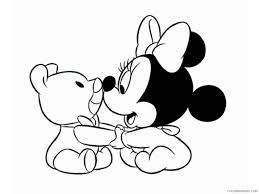 For cartoons and animations lovers, mickey mouse is certainly the most popular character. Minnie Mouse Coloring Pages Cartoons Baby Minnie Mouse 10 Printable 2020 4214 Coloring4free Coloring4free Com