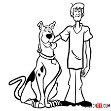 How to Draw Scooby-Doo and Shaggy Together