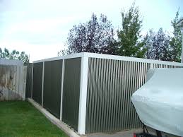 Fence installation costs $1,500 to $3,000 for an average yard with most homeowners spending about $1,800. Metal Fenching Panels Corrugated More Teton Steel Idaho Falls Idaho