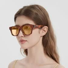 JMM SANTAFE Thick Acatate Square Sunglasses Men and Women Designer Brand  Handmade In Japan Eyeglasses High Quatity Outdoor INS