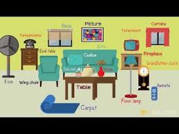 In The Living Room Vocabulary Names Of Living Room Objects 7esl Living Room Objects Room Furniture Dining Room Furniture