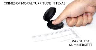 What Offenses Are Considered Crimes Of Moral Turpitude In Texas