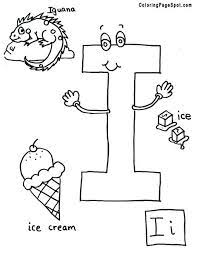 Everyday activities of children in kindergarten for each child has a very important place in his life! Letter I Coloring Page Coloring Home