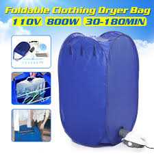 This is a good choice for smaller areas or if you dont hang many clothes to dry. Mini Folding Electric Drying Machine Fast Dryer Ventless Air Clothes Drying Rack With Heater 110v Us Plug Portable Clothes Dryer Dryers Washers Dryers Swl13562 Nl