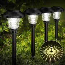 Sold by ami ventures inc. Balhvit Glass Solar Lights Outdoor 8 Pack Super Bright Solar Pathway Lights Up To 12 Hrs Long Last Auto On Off Garden Lights Solar Powered Waterproof Stainless Steel Led Landscape Lighting For Yard