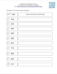 Matematik tahun 2 bahagi melibatkan 1 10 dan 0. Latihan Matematik Tahun 2 Kelas Matematik Cikgu Kj Facebook