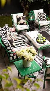 Black And White Outdoor Patio Decor Black And White Rooms With Bold Pops Of Color Outdoor Rooms Outdoor Decor Patio Decor