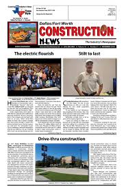 Maybe you would like to learn more about one of these? Dallas Fort Worth Construction News November 2018 By Construction News Ltd Issuu