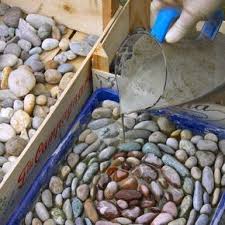 Mosaikplatten Aus Beton Selber Machen Selber Machen Garten Mosaik Kieselmosaik