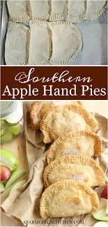 Southern Apple Hand Pies Easy To Make In 2020 Homemade Apple Pies Hand Pie Recipes Apple Hand Pies