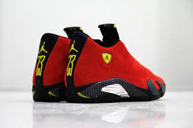 Tenis air jordan retro 14 ferrari 2021. Nike Air Jordan 14 Xiv Retro Ferrari 654459 670 Red Size 7 Air Jordans Retro Sneakers Men Fashion Hype Shoes
