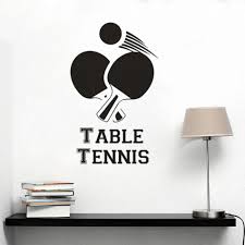 Gambar wasit buat setiker : Gym Olahraga Studio Dekorasi Meja Tenis Tanda Stiker Dinding Ping Pong Logo Olahraga Dinding Seni Mural Tenis Meja Hall Poster Az587 Wall Stickers Aliexpress
