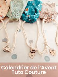 Calendrier De L Avent Couture Sac A Cordon Couture Facile Calendrier De L Avent Tissu
