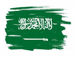 Brush Stroke Flag Of Saudi Arabia Saudi Arabia Flag Beautiful Arabic Words Brush Strokes