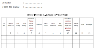 Contoh buku induk inventaris barang sekolah excel 2017 kode barang/ label barang inventaris sekolah terbaru 2017. Contoh Buku Induk Barang Inventaris Lengkap Dengan Petunjuk Pengisiannya Smk Surat