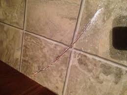 With the edges of the gash now close together, spread caulk over the seam. How To Repair Vinyl Floor Split Jayco Rv Owners Forum