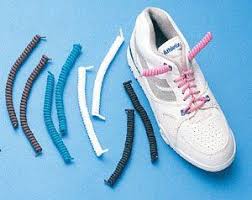 springy shoelaces i had these in every color imaginable