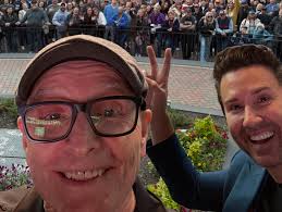 A beautiful evening tonight at The Growing Hope Concert with Jeff Tweedy at  Gallagher Way! Marty introduced Jeff and ABC 7's Ryan Chiaverini MC'd a  program with a mission of spreading hope