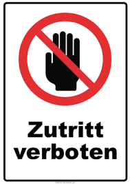 Zum anzeigen und ausdrucken wird der kostenlose adobe reader benötigt. Verbotsschild Zutritt Verboten Pdf Vorlage Zum Ausdrucken