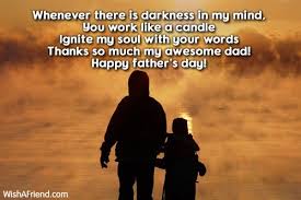 To my dad on his day, of whom i am a living will: Father S Day Wishes