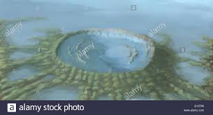Die geschätzte tiefe des lochs beträgt rund 20 meter. Bebilderte Darstellung Der Chicxulub Krater Ein Asteroiden Einschlag Bei Chicxulub Auf Der Halbinsel Yucatan Mexiko Kann Das Aussterben Der Dinosaurier Und 70 Der Erdoberflache Alle Arten Vor 65 Millionen Jahren Verursacht Haben Die