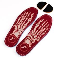 Footprint Kingfoam Flat Insoles 5mm Skeleton Red Shoes