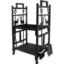 This firewood storage rack is a convenient and attractive way to store your fireplace wood. Outdoor Log Rack Wayfair
