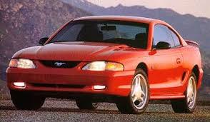 Image result for Bright Red 1993 Mustang