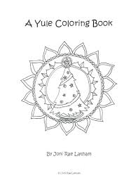 A Yule Coloring Book Coloring Books Yule Coloring Pages