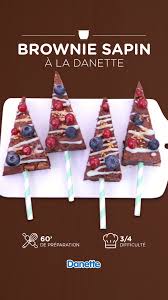Brownie Sapin A La Danette Danette Brownie Recette Chocolat