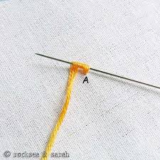 No matter how much i've admired various techniques, methods and authors, there's always something new and original! How To Do The French Knot Sarah S Hand Embroidery Tutorials