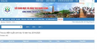 Nhập số báo danh của thí sinh vào ô tìm kiếm. Tra Cá»©u Ä'iá»ƒm Thi Tuyá»ƒn Sinh Lá»›p 10 NÄƒm 2019 Táº¡i Nam Ä'á»‹nh