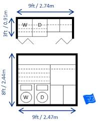 laundry room dimensions