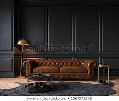 Shop for chester sofas, armchairs & footstools from our furniture & lights range at john lewis & partners. Leather Couch In Modern Living Room Stock Photo C Ykvisual 345209 Stockfresh