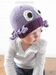 With over 300 free hat patterns you're bound to find the perfect one for your next knitting project. Mini Octopus Hat Knitting Pattern Little Red Window
