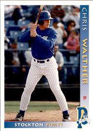 1998 Stockton Ports Grandstand #29 Chris Walther Odessa Florida FL Baseball  Card