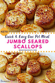 Pat the shrimp and scallops dry with a clean paper towel. Quick Seared Scallops Recipe Keto Whole30 Paleo Dr Davinah S Eats