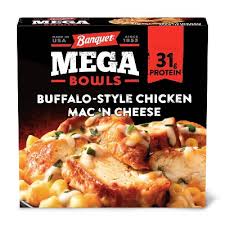 Shop for marie callender's creamy vermont mac & cheese bowl at food 4 less. Banquet Frozen Frozen Buffalo Style Chicken Mac N Cheese Mega Bowl 14oz Target