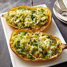 Spaghetti Squash Lasagna With Broccolini Low Calorie Vegetarian Recipes Low Carb Vegetarian Vegetarian Meal Plan