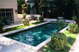 Rectangle Pool Design Ideas Pictures Remodel And Decor Rectangle Pool Garden Swimming Pool Small Backyard Pools