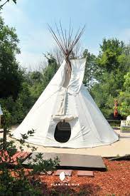 Amazing Tipi And Vintage Camper Rental For A Luxury Vacation Near The Beaches Of Lake Michigan Luxury Vacation Lake Michigan Vacation