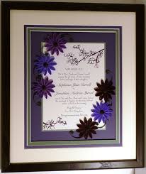 Quilled Wedding Invitation Keepsake Custom Wood Frame Framed Wedding Invitations