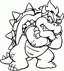 Today most homes have a printer upon hand and that makes it fast and easy to use online printable coloring pages. Bowser 5 Coloring Page Free Printable Coloring Pages For Kids