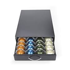 Coffee machine capsule nespresso vertuo capsules compatibles. Vertuo Capsule Holder Hivenets Coffee Machine Stand Metal Storage Drawer Dispenser Compatible For Nespresso Vertuoline 40 Pcs Capacity Multiple Flavors Pods Organizer Black Tools Home Improvement Coffee Machine Accessories Sek Pro De
