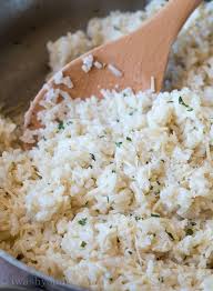 Garlic Parmesan Rice Recipe Rice Side Dishes Rice Side Dish Recipes Side Dish Recipes