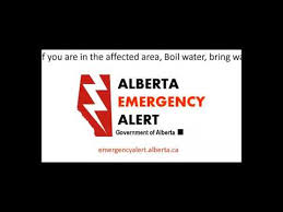 The alberta emergency alert system will send out a notice to all albertans through their cell phones to ensure. Alberta Emergency Alert Information Alert Water Quality Tue Mar 13 2 32 Pm 2018 Youtube