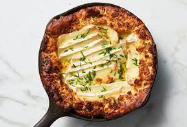 Dutch Baby With Bacon And Runny Camembert Recipe Dutch Baby Camembert Recipes Bacon