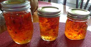 Red And Green Christmas Jalapeno Jelly Recipe Jalapeno Jelly Stuffed Peppers Hot Pepper Jelly